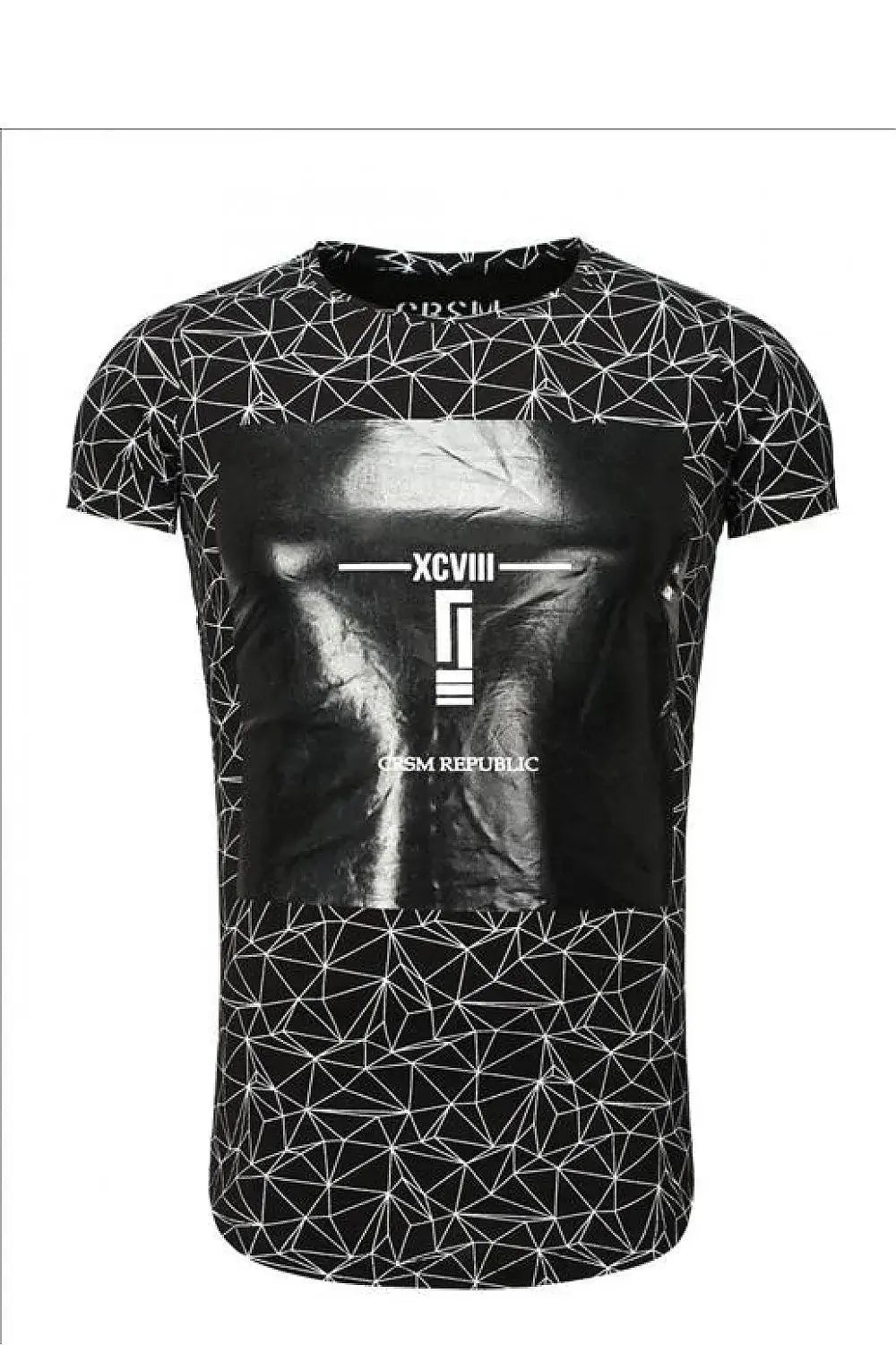 YourNewStyle Men's short-sleeved black T-shirt  Adomoo