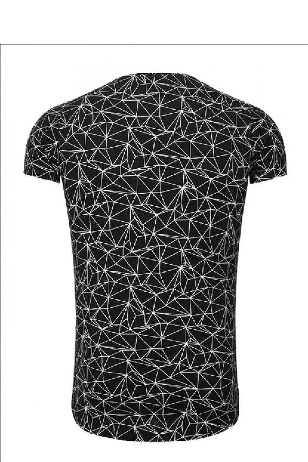 YourNewStyle Men's short-sleeved black T-shirt  Adomoo