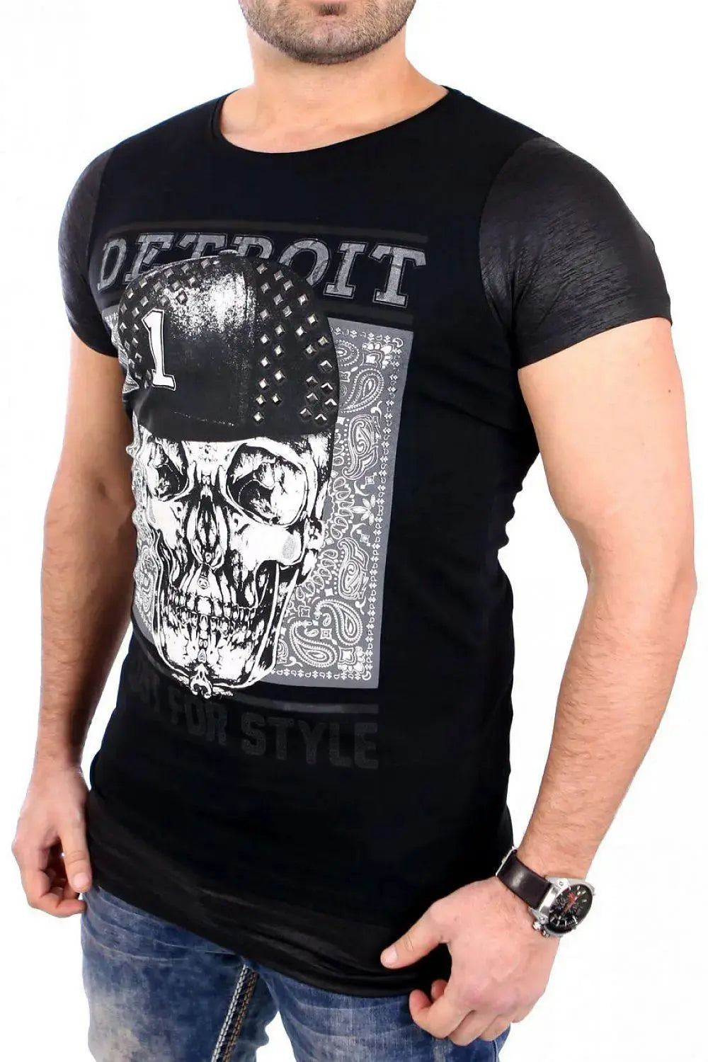 YourNewStyle Men's t-shirt short sleeves  Adomoo