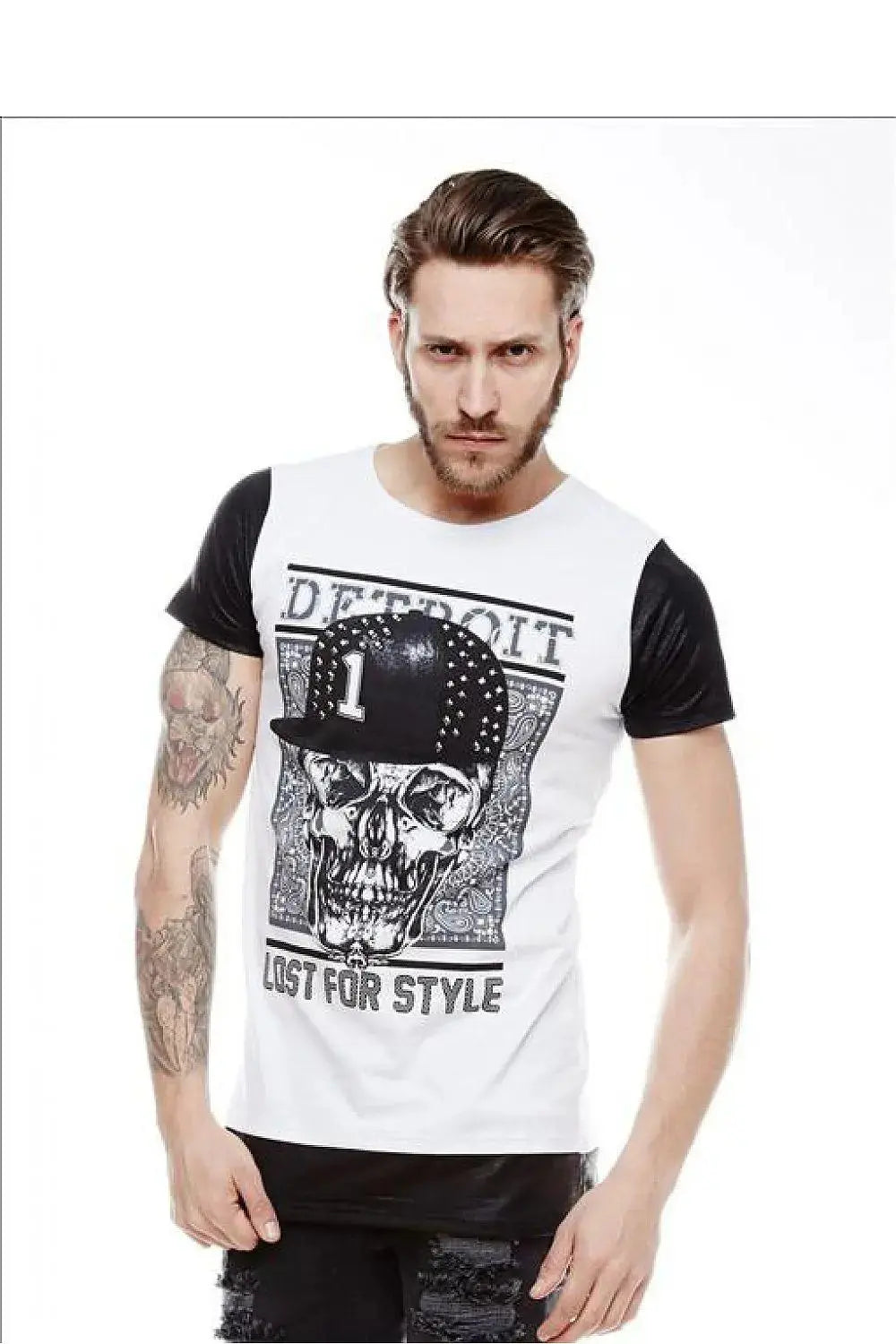 YourNewStyle Men's t-shirt short sleeves  Adomoo
