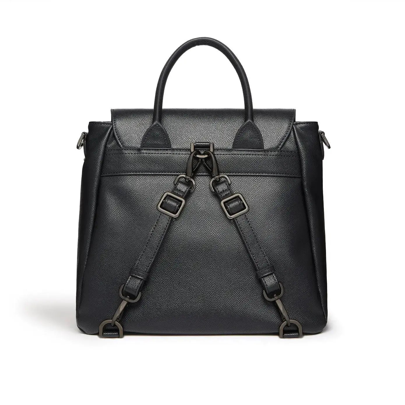 Zuri Black Vegan Backpack  Adomoo