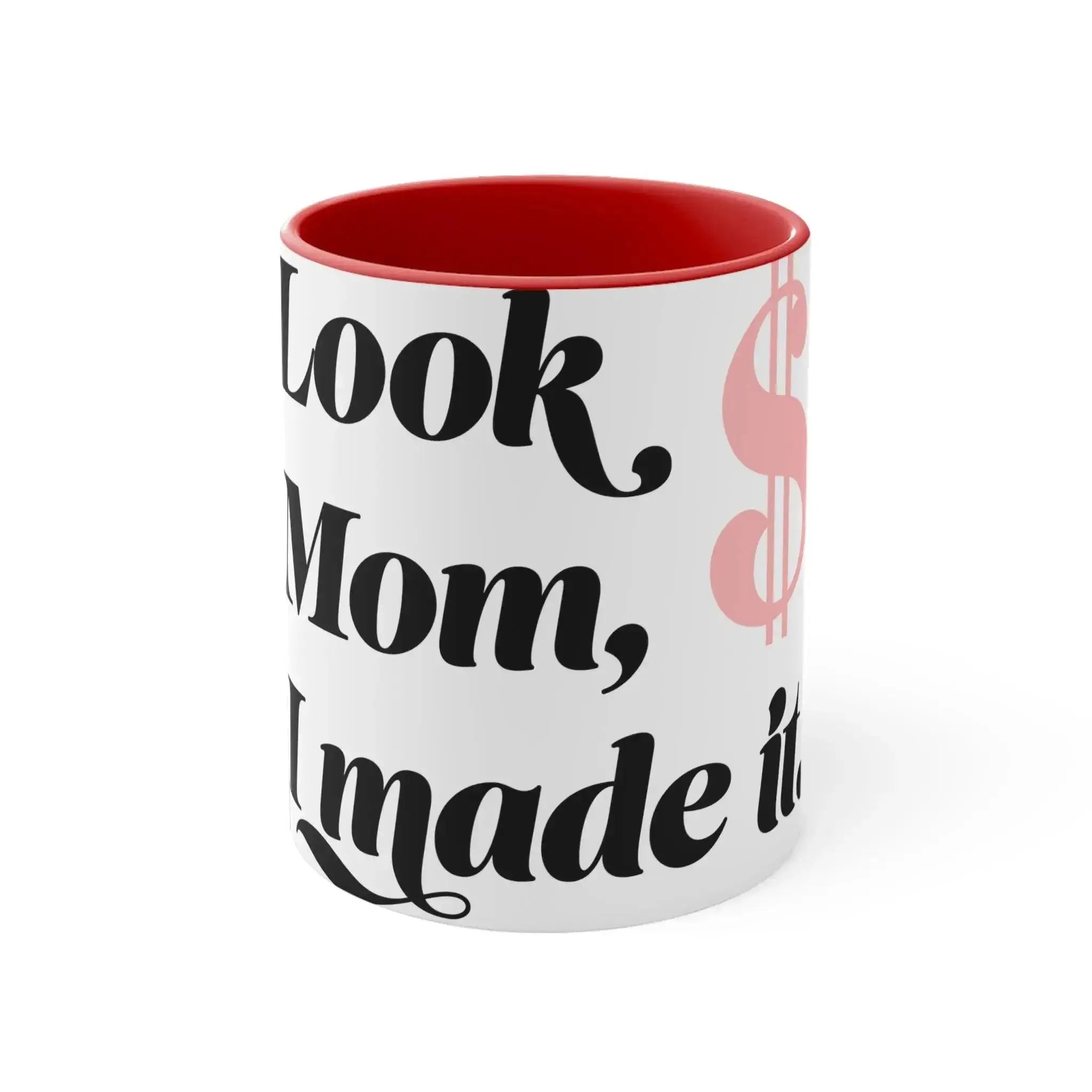 Accent Coffee Mug, Mum, I made it  11oz  Adomoo