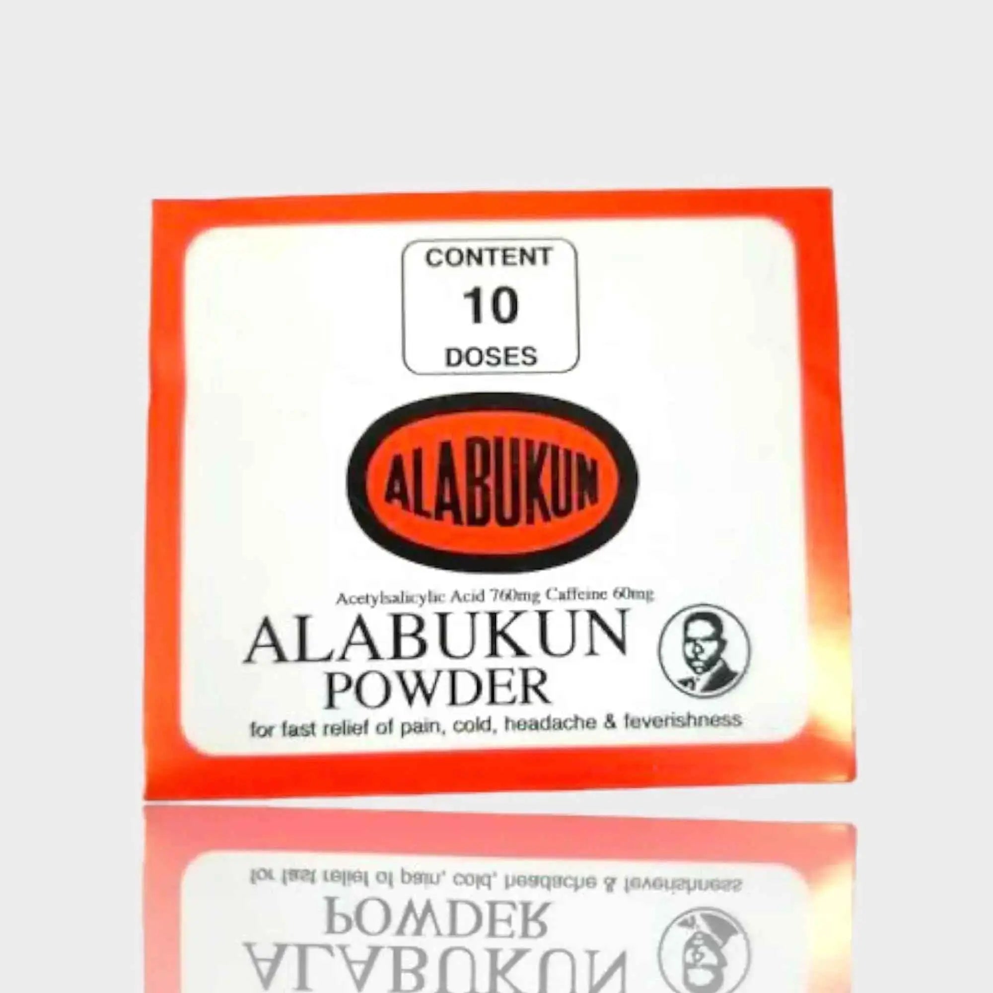 Acetylsalicylic Acid 760mg Caffeine 60mg Alabukun Powder  Adomoo