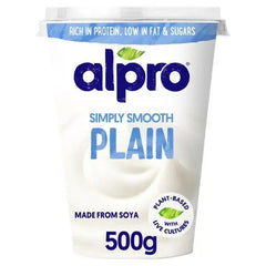 Alpro Simple Smooth Plain 500g - Honesty Sales U.K