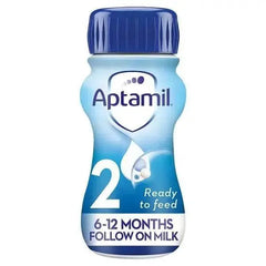 Aptamil 2 Follow On Baby Milk Formula 6-12 Months 200ml (Case of 12)  Adomoo