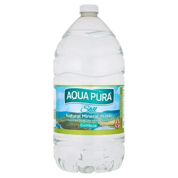 Aqua Pura Still Natural Mineral Water 5 Litre - Honesty Sales U.K