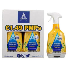 Astonish Kitchen Cleaner Zesty Lemon 750ml (Case of 6)  Adomoo