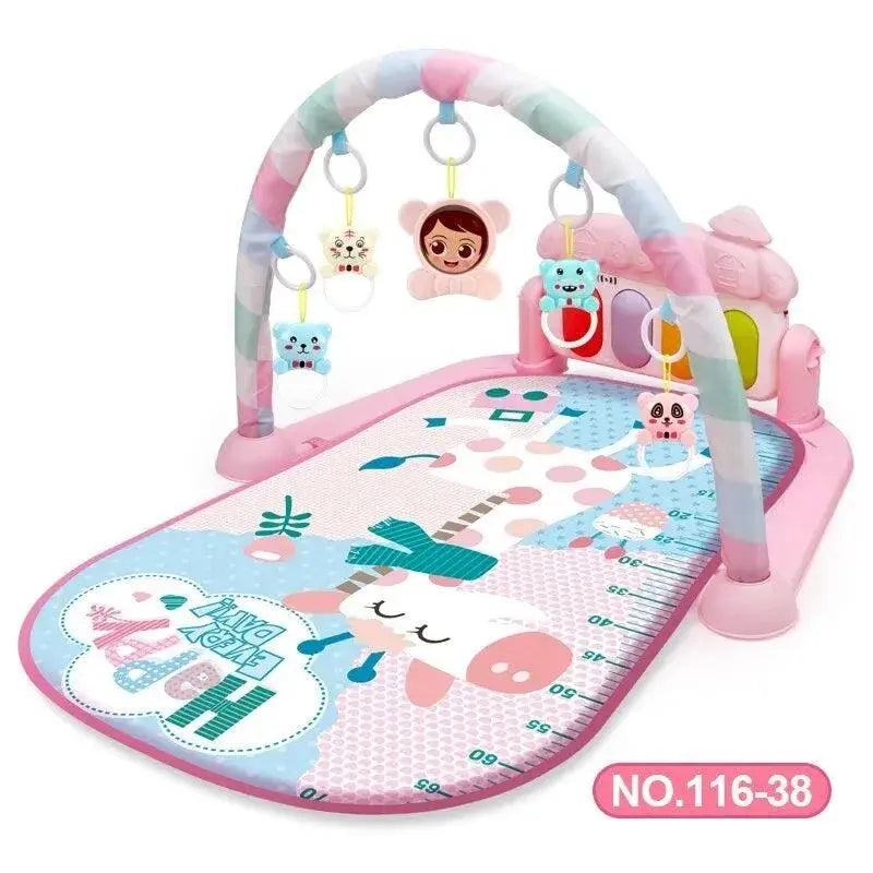 Baby Activity Gym Play Mat Musical Rack Kid Infant Multifunctional Fitness Frame Educational Crawling Carpet Toy  Adomoo
