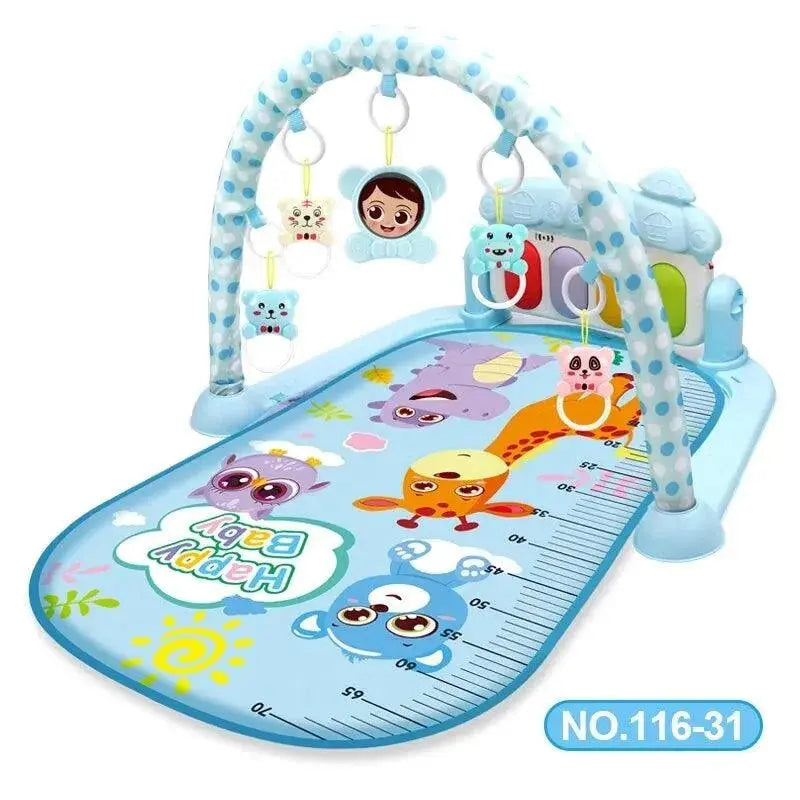 Baby Activity Gym Play Mat Musical Rack Kid Infant Multifunctional Fitness Frame Educational Crawling Carpet Toy  Adomoo