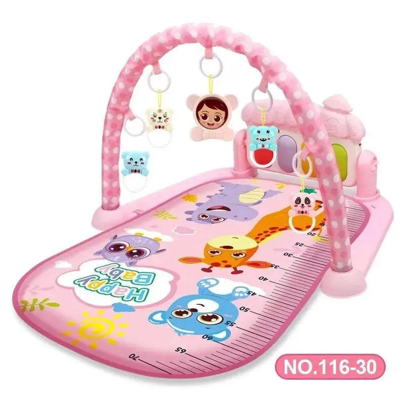 Baby Activity Gym Play Mat Musical Rack Kid Infant Multifunctional Fitness Frame Educational Crawling Carpet Toy  Adomoo