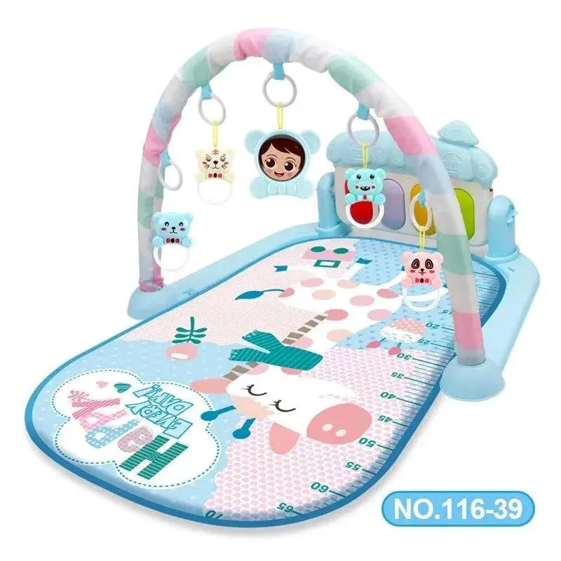 Baby Activity Gym Play Mat Musical Rack Kid Infant Multifunctional Fitness Frame Educational Crawling Carpet Toy  Adomoo
