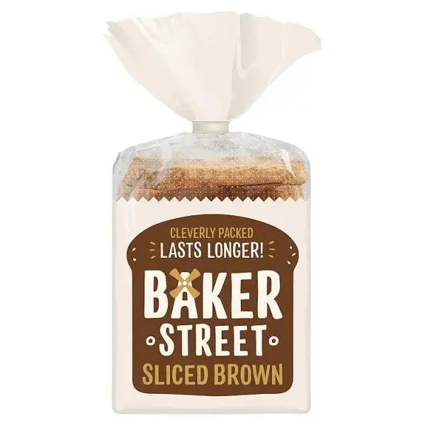 Baker Street Sliced Brown 600g  Adomoo