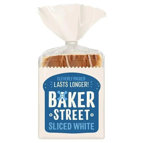 Baker Street Sliced White 550g  Adomoo