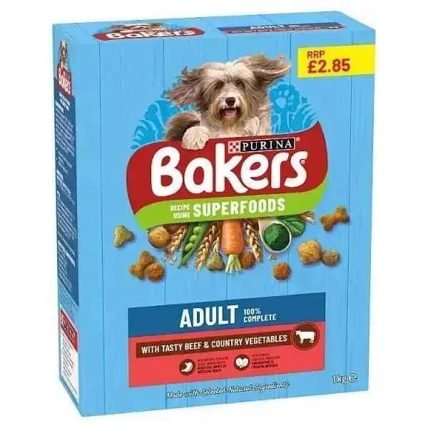 Bakers Adult with Tasty Beef & Country Vegetables 1kg (Case of 5)  Adomoo