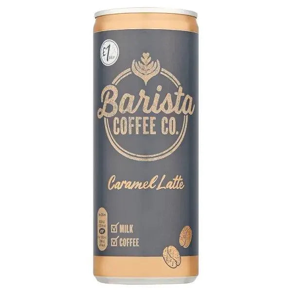 Barista Coffee Co. Caramel Latte 250ml (Case of 12) - Honesty Sales U.K