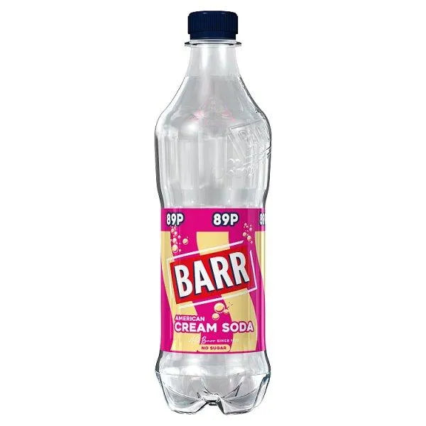 Barr American Cream Soda 500ml (Case of 12) - Honesty Sales U.K