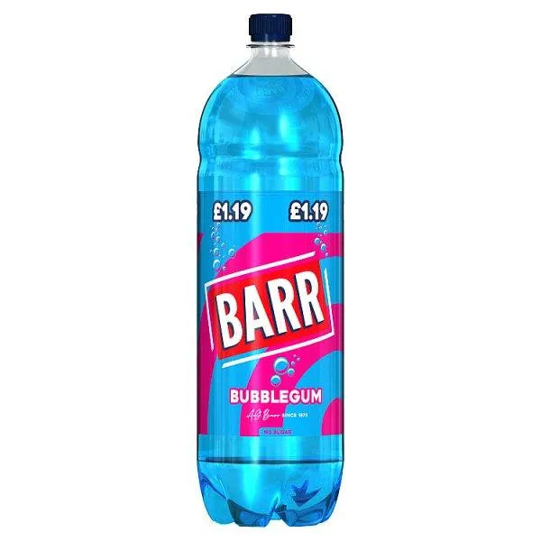 Barr Bubblegum Soft Drink 2l (Case of 6) - Honesty Sales U.K