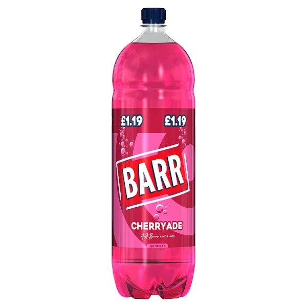 Barr Cherryade Soft Drink 2L Bottle (Case of 6) - Honesty Sales U.K