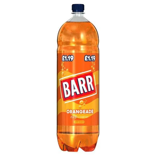 Barr Orangeade Soft Drink 2L Bottle (Case of 6) - Honesty Sales U.K