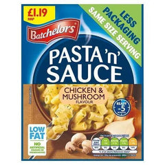 Batchelors Pasta 'n' Sauce Chicken & Mushroom Flavour 99g (Case of 7)  Adomoo