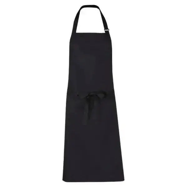 Bib Apron Black Detail Non Tangle Ties Size Adjuster  Adomoo