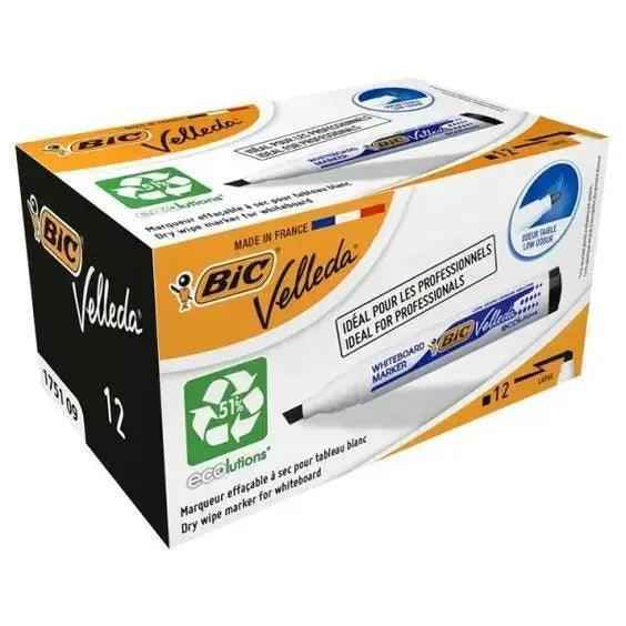 BIC Velleda 1751 Whiteboard Marker Box 12  Adomoo