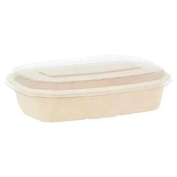 BioPak 25pcs Takeaway Trays & Lids  Adomoo
