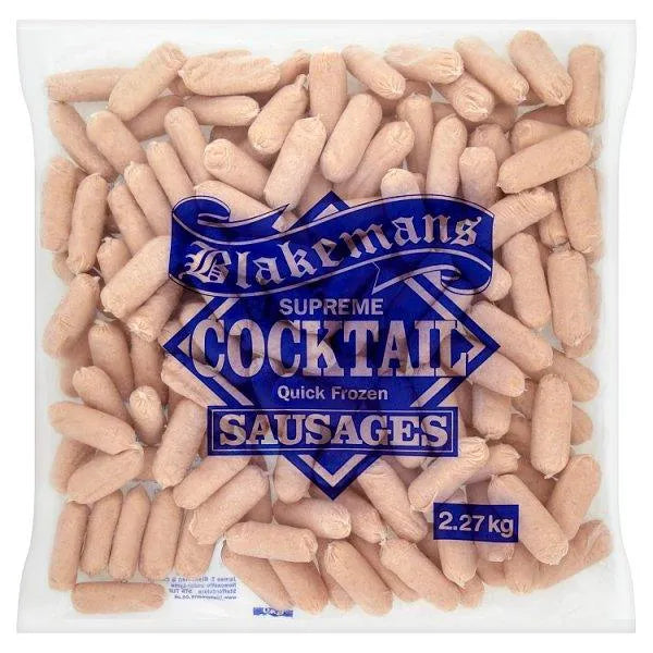 Blakemans Supreme Quick Frozen Cocktail Sausages 2.27kg - Honesty Sales U.K