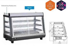 Blizzard Countertop Heated Merchandiser HSS136  Adomoo