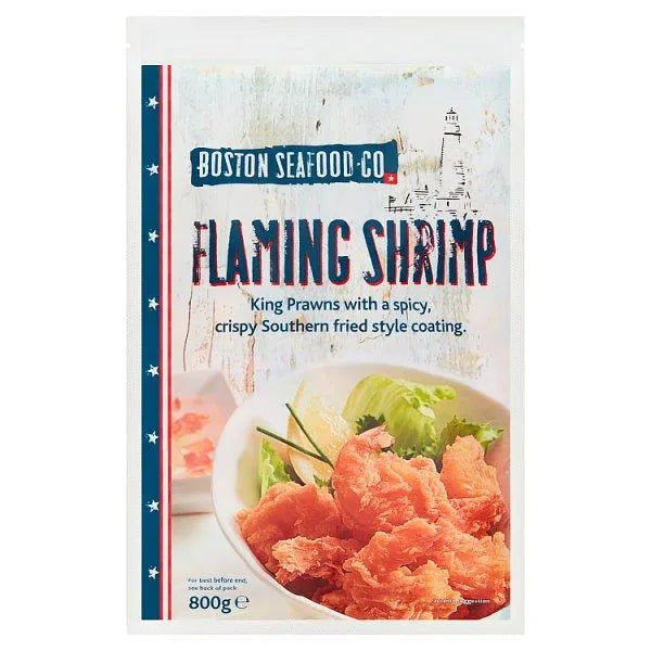 Boston Seafood Co Flaming Shrimp 800g - Honesty Sales U.K