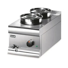 BS3W-Lincat Silverlink 600 Electric Counter-top Bain Marie-Wet Heat-Round Pots-W300mm-1.0kW - Honesty Sales U.K