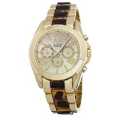 Burgi BUR094YG Women's Gold Tortoise Watch - Honesty Sales U.K