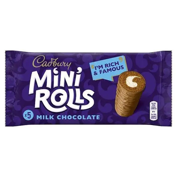 Cadbury 5 Mini Rolls Milk Chocolate  Adomoo