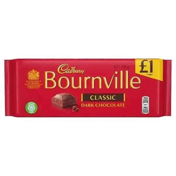 Cadbury Bournville Classic Dark Chocolate Bar 100g  Adomoo