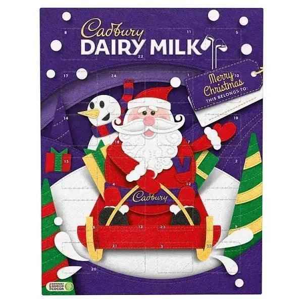 Cadbury Dairy Milk Advent Calendar 90g (Case of 12)  Adomoo