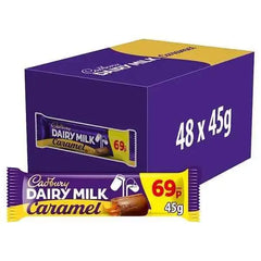Cadbury Dairy Milk Caramel Chocolate Bar 45g (Case of 48)  Adomoo