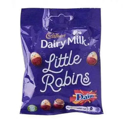 Cadbury Dairy Milk Little Robins Bag 77g (Case of 16)  Adomoo