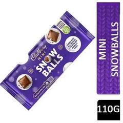 Cadbury Dairy Milk Mini Snowballs Bar 110g (Case of 20)  Adomoo