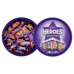 Cadbury Heroes Chocolate Tub 600g  Adomoo