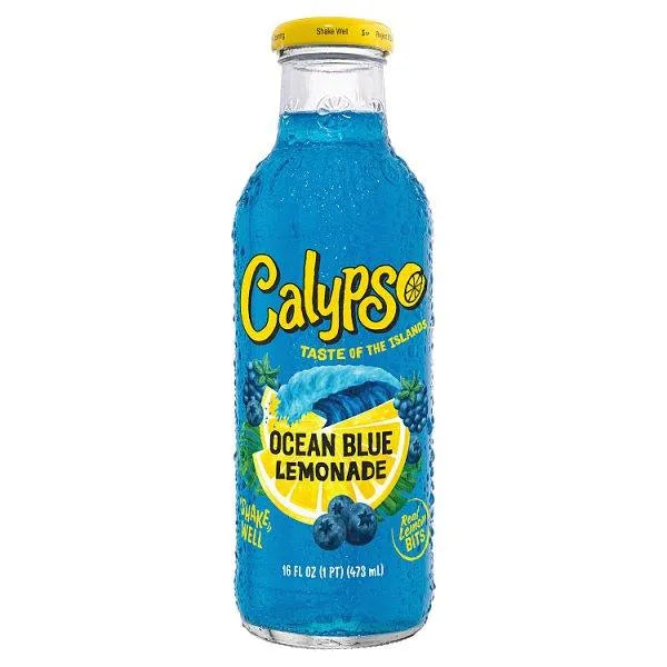 Calypso Ocean Blue Lemonade 473ml (Case of 12) - Honesty Sales U.K