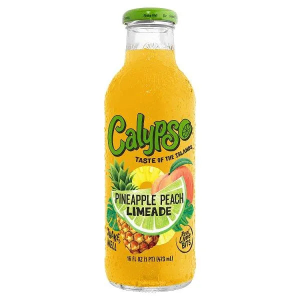 Calypso Pineapple Peach Limeade 473ml (Case of 12) - Honesty Sales U.K