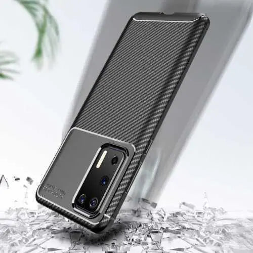 Carbon Fibre TPU Case for Huawei P40  Adomoo