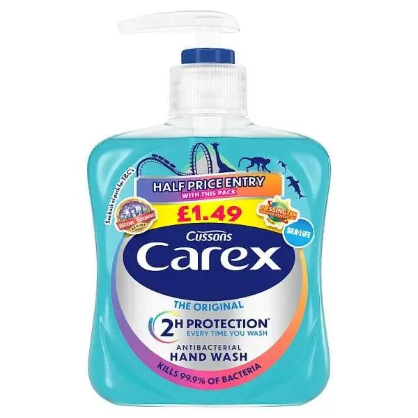 Carex Original Antibacterial Hand Wash 250ml (Case of 6) - Honesty Sales U.K