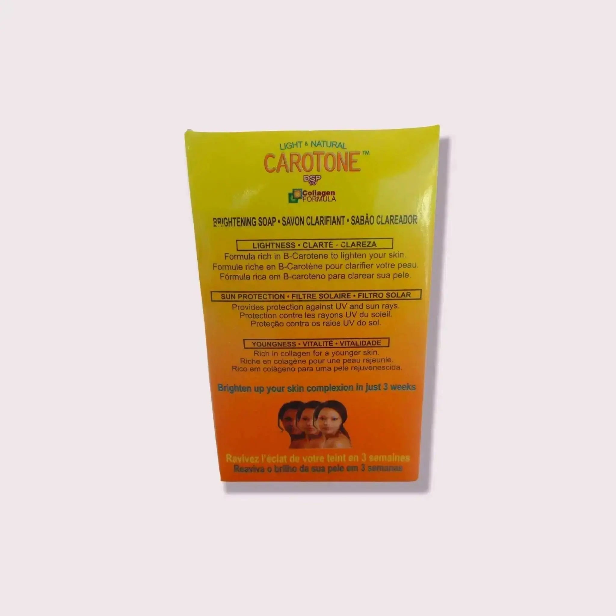 Carotone Light and Natural Brightening Soap 6.7oz  Adomoo