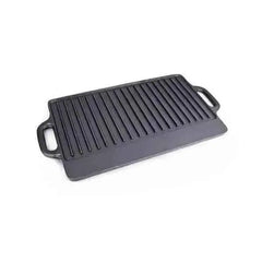 Cast Iron Griddle with Handles 1 L381 x W229 mm  Adomoo