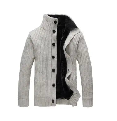 Sweater Men Coats Winter Warm Shirt Thick Jacket  Adomoo