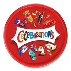 Celebrations Milk Chocolate Box Of Mini Chocolate & Biscuit Bars Sharing Tub 650g  Adomoo