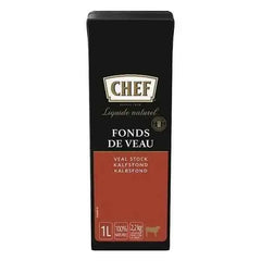 Chef Premium Natural Veal Stock Pack 1 Litre  Adomoo