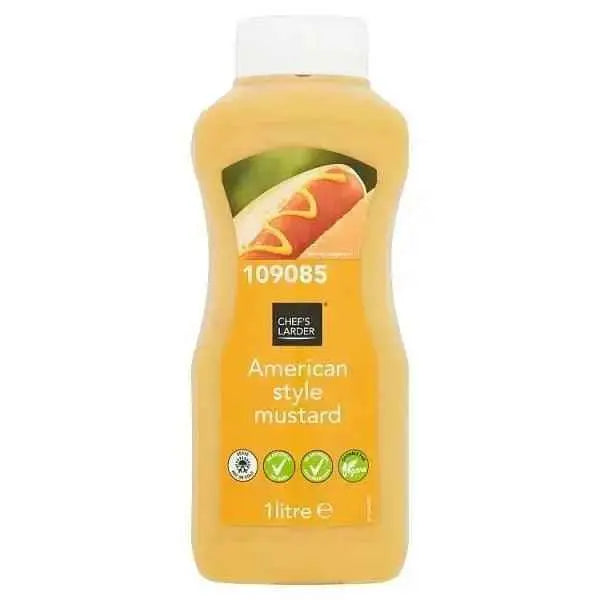 Chef's Larder American Style Mustard 1 Litre  Adomoo