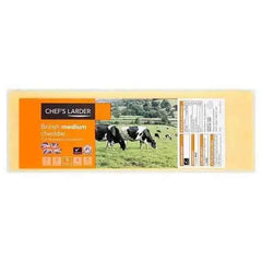 Chef's Larder British Medium Cheddar  Adomoo
